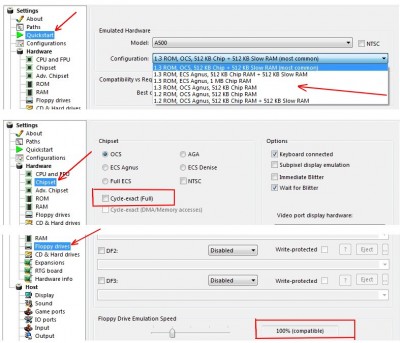 Setting WinUAE.jpg (127.31 KiB) Osservato 12908 volte Setting WinUAE.jpg